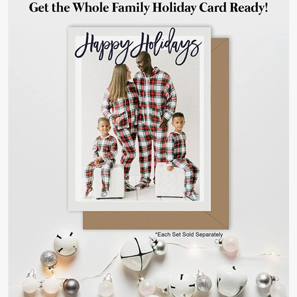 Kids Christmas Pjs - Fleece Footed Onesies - Picture 4 of 5